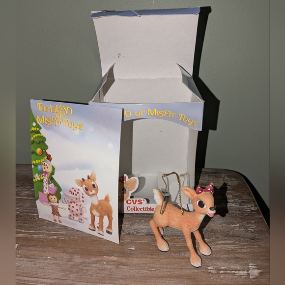 90s Rudolph Vintage CVS Enesco Exclusive Clarice Ornament - Picture 5 of 10